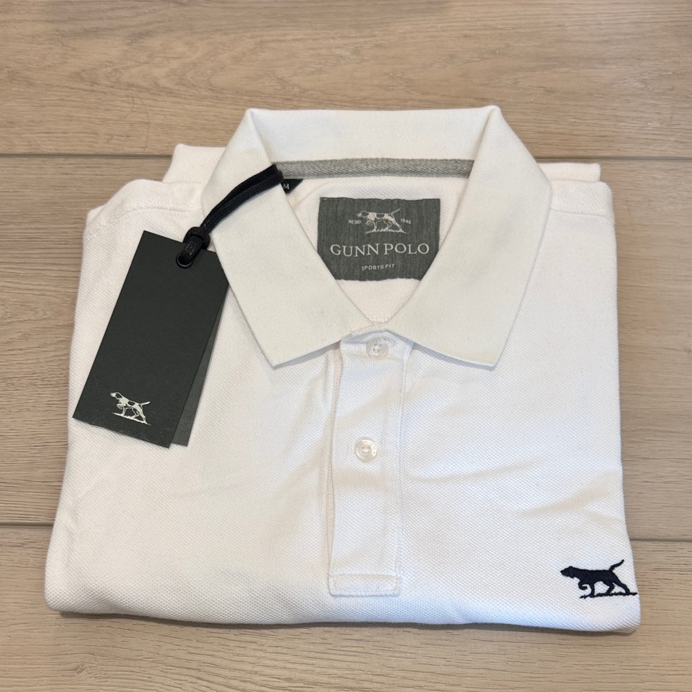 Classic White Men's Polo Shirt